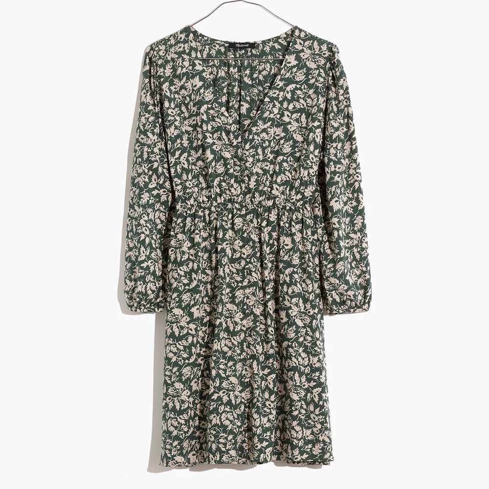 Madewell V-neck mini dress